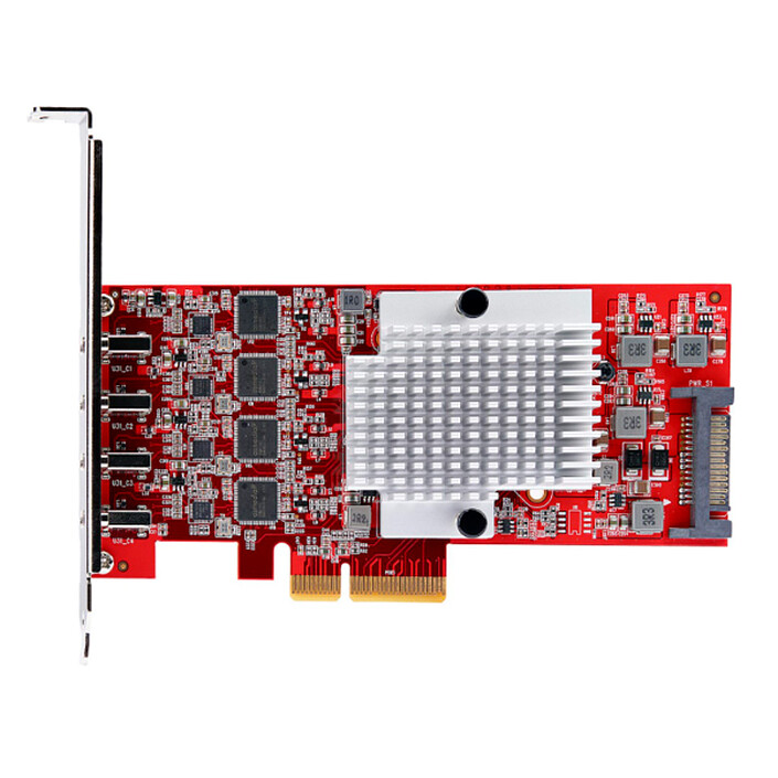 Acheter StarTech.com Carte Contrôleur PCI Express vers 4 ports USB-C 3.1 Support standard installé