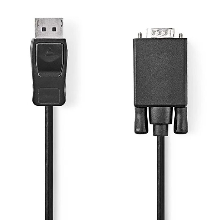 Adaptador DisplayPort (M) a VGA (M) de Nedis (negro)