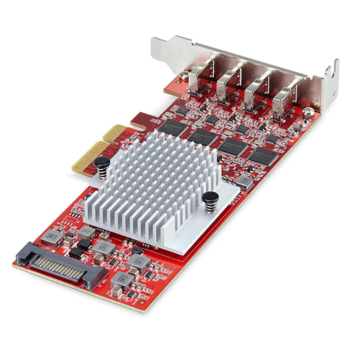 Nota Scheda controller PCI Express a 4 porte USB-C 3.1 StarTech.com Supporto a basso profilo installato