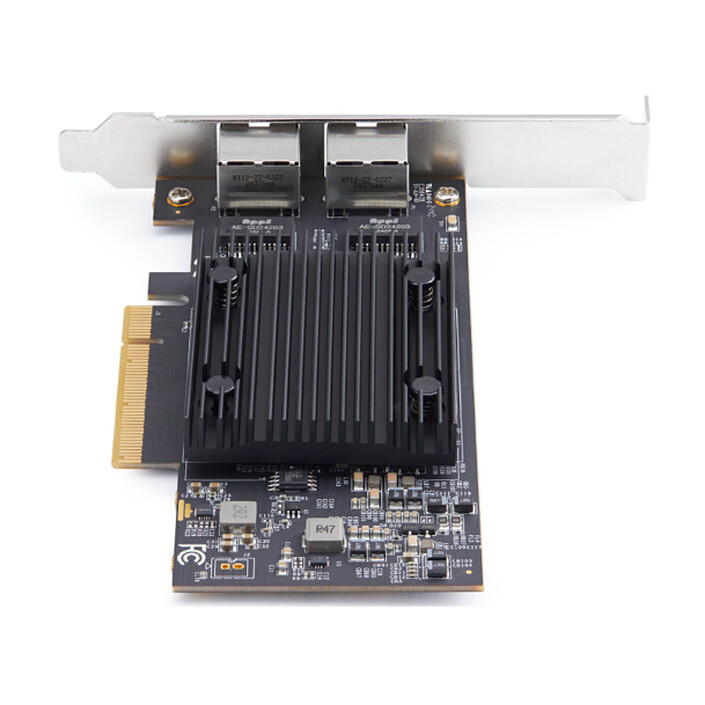 StarTech.com Carte réseau PCI Express à 2 ports RJ45 Ethernet 10GBASE-T pas cher