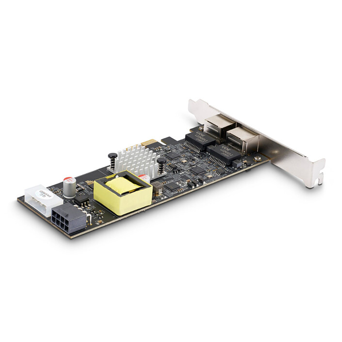 Tarjeta de red PCI Express de 2 puertos RJ45 2,5 GBase-T PoE de StarTech.com a bajo precio