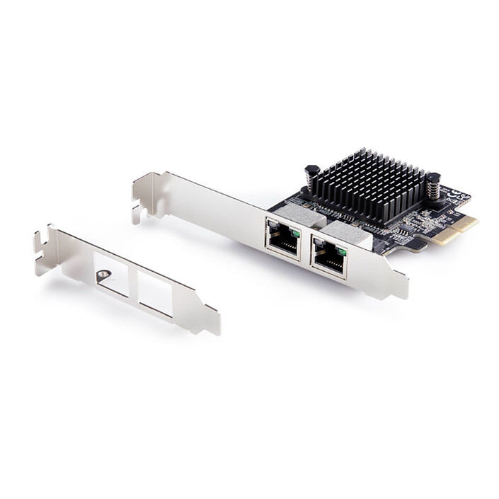 StarTech.com PCI Express Network Card with 2 RJ45 Ethernet 5 GbE Ports