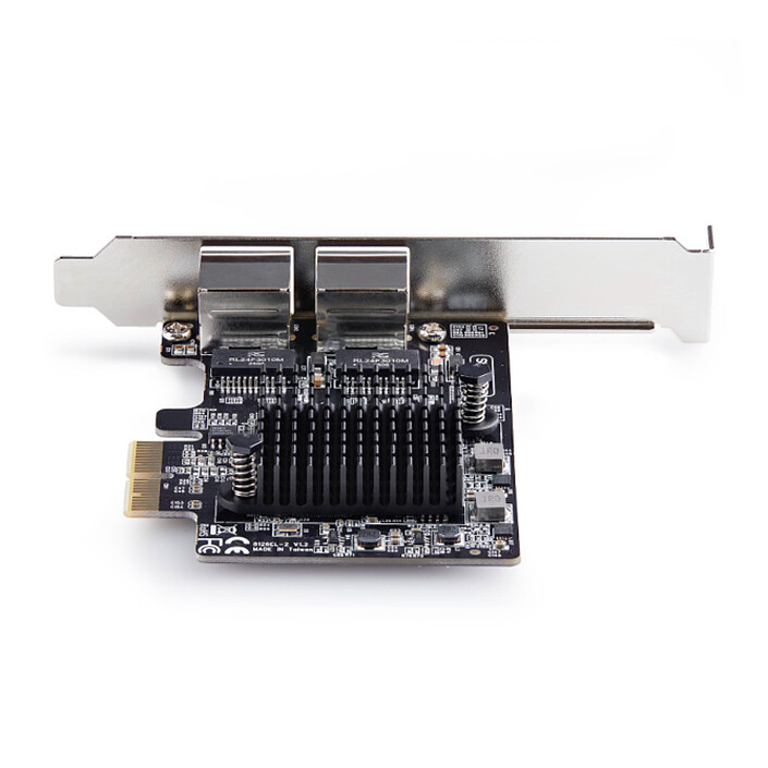 Buy StarTech.com PCI Express Network Card with 2 RJ45 Ethernet 5 GbE Ports
