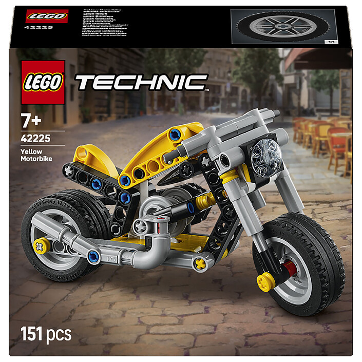 LEGO Technic 42225 Moto gialla