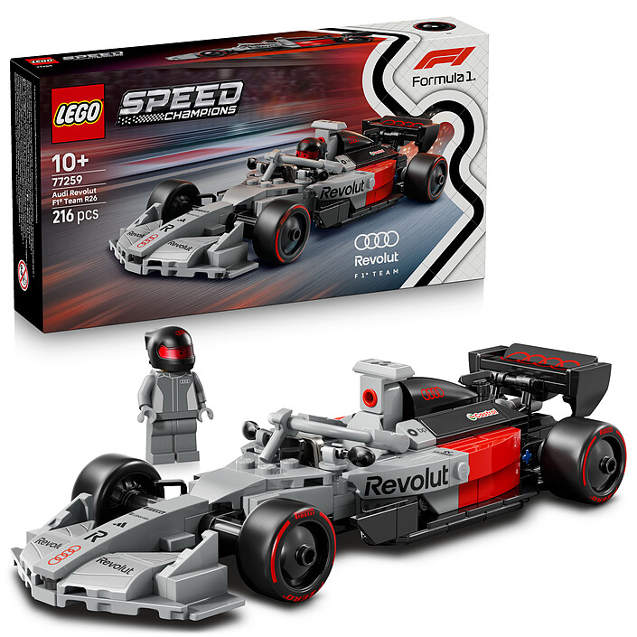 Nota LEGO Speed Champions 77259 Audi Revolut F1 Team R26