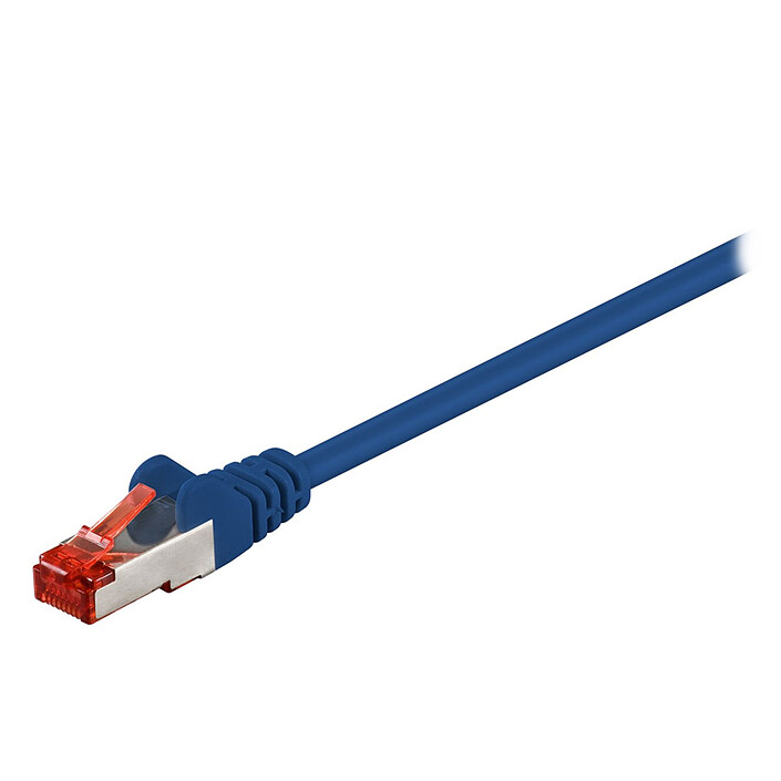 Goobay Câble Réseau RJ45 Cat 6 S/FTP 10 m (Bleu)