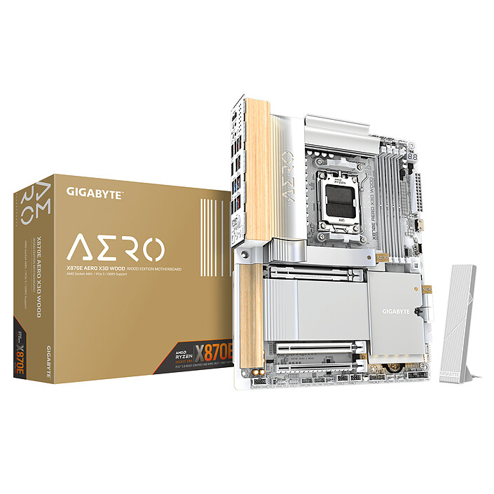 Gigabyte X870E AERO X3D WOOD