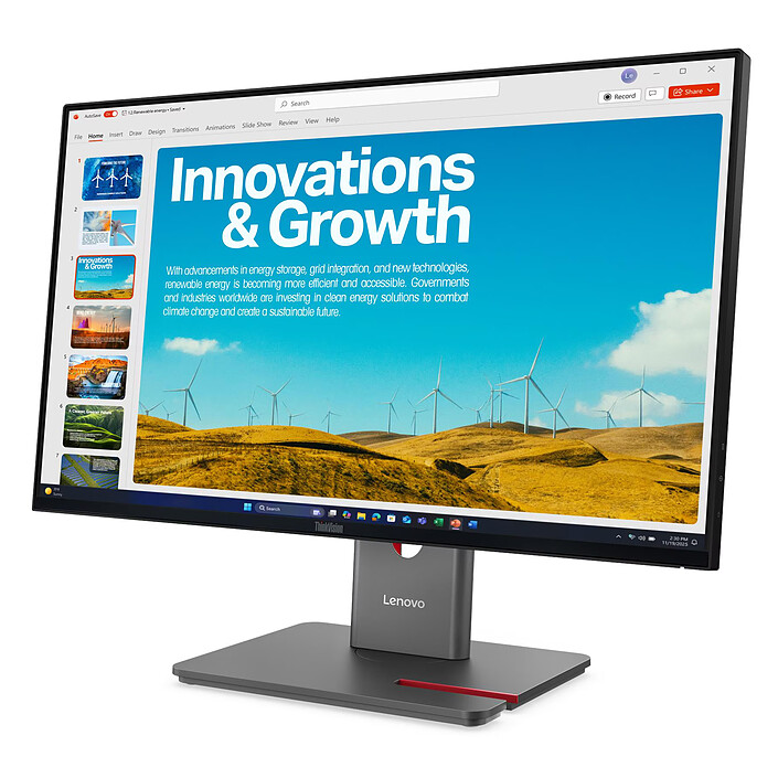 Avis Lenovo 23.8" LED - ThinkVision P24QD-40