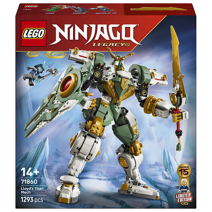 LEGO Ninjago 71860 15° anniversario: il robot Titan di Lloyd
