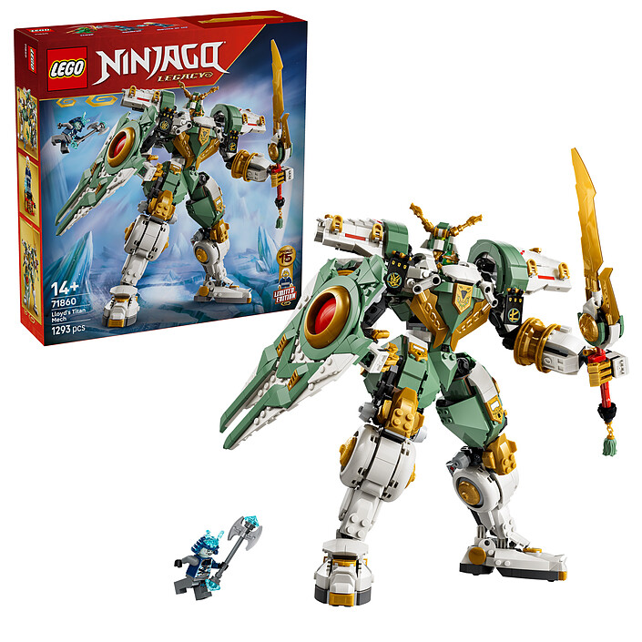 Nota LEGO Ninjago 71860 15° anniversario: il robot Titan di Lloyd