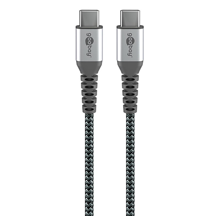 Goobay Cable SuperSoft Textile USB-C 2.0 (M/M) - 0.15 m