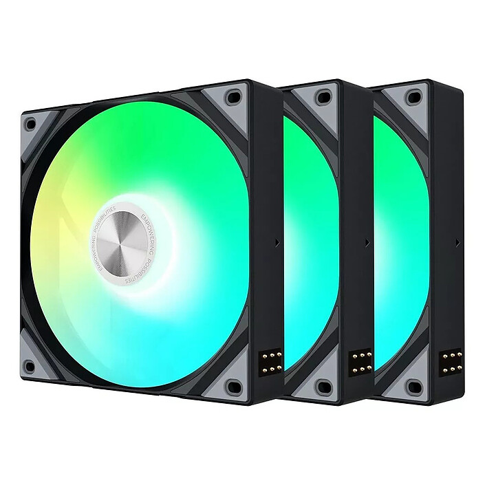 TRYX ROTA SL ARGB 120 mm Reverse Noir (x3)