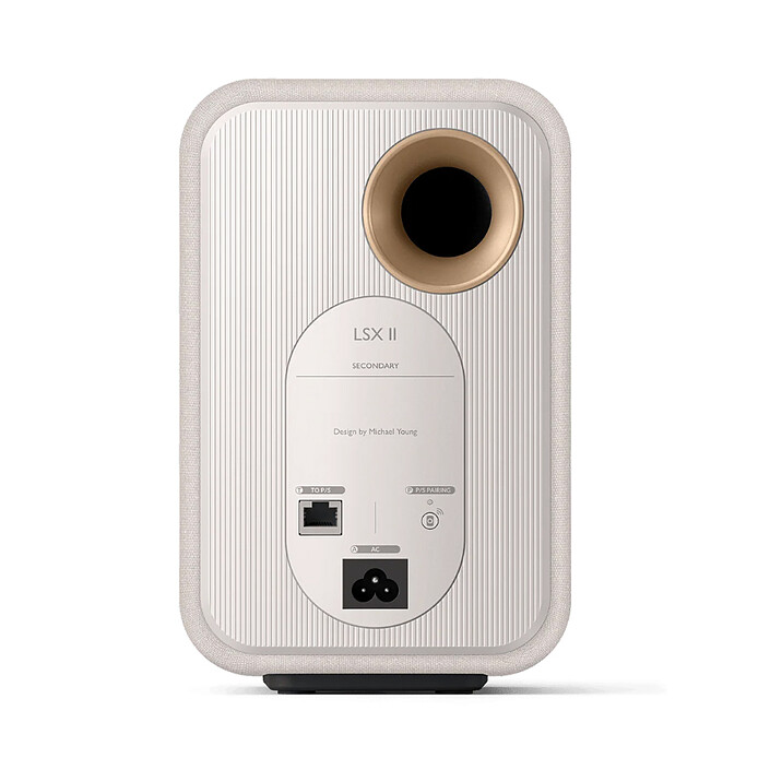 KEF LSX II Blanc coton pas cher