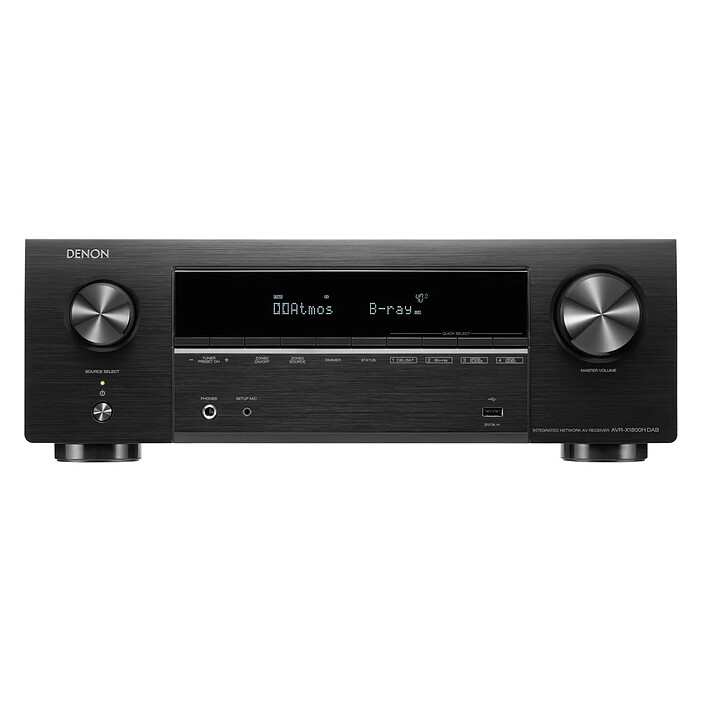 Denon AVR-X1800H DAB Noir