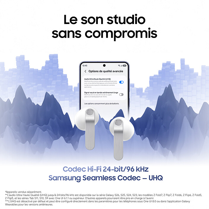 Nota Samsung Galaxy Buds4 Nero