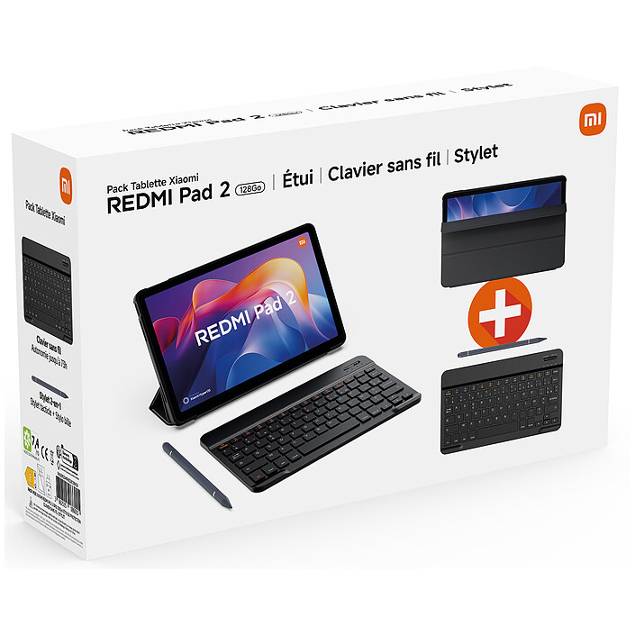 Xiaomi Redmi Pad 2 Grey (4 GB / 128 GB) + Cover + Keyboard + Stylus