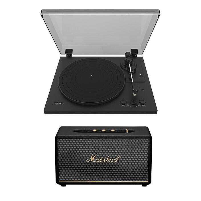 Teac TN-175 Noir + Marshall Stanmore III Noir