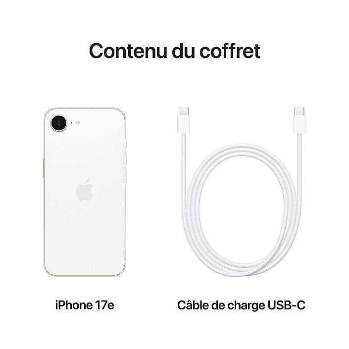 Apple iPhone 17e 512 Go Blanc pas cher