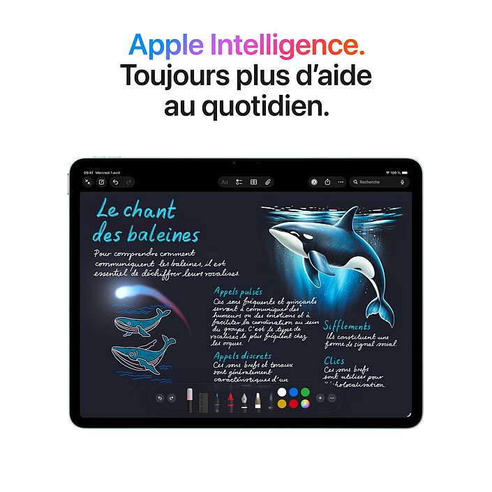 Acheter Apple iPad Air M4 11 pouces (2026) Wi-Fi 256 Go Lumière Stellaire