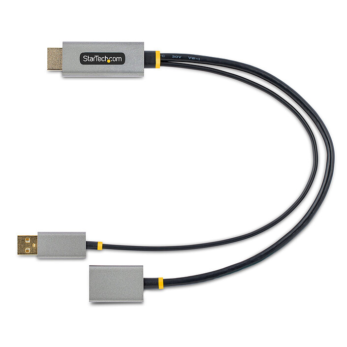 Avis StarTech.com Adaptateur HDMI 4K 60Hz vers DisplayPort de 30 cm - M/F