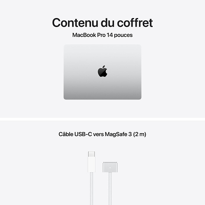 Apple MacBook Pro M5 Pro 14" Argent (2026) 24 Go/1 To (MGDN4FN/A) pas cher