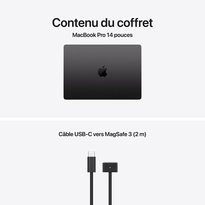 Apple MacBook Pro M5 Pro 14" Noir sidéral (2026) 64 Go/1 To (MGDR4FN/A-CPU18-GPU20-64GB-NANO) pas cher