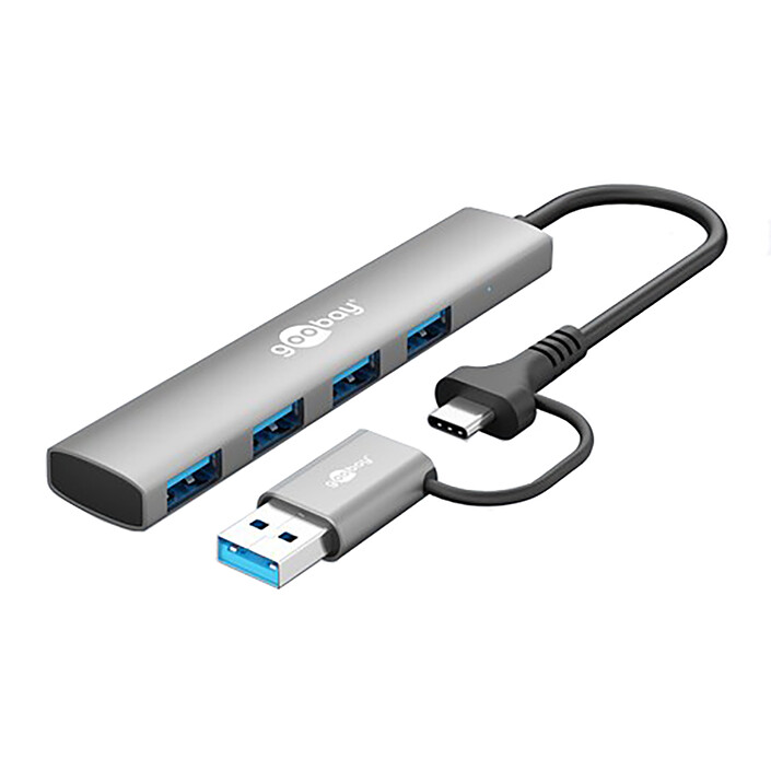 Avis Goobay Hub Slim USB-C/A vers 4 ports USB-A 3.0