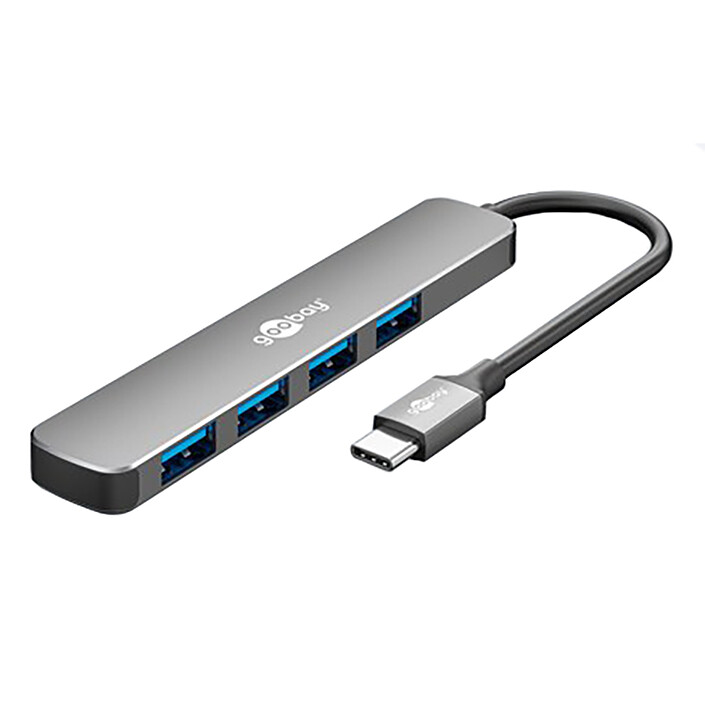 Avis Goobay Hub Slim USB-C vers 4 ports USB-A 3.0