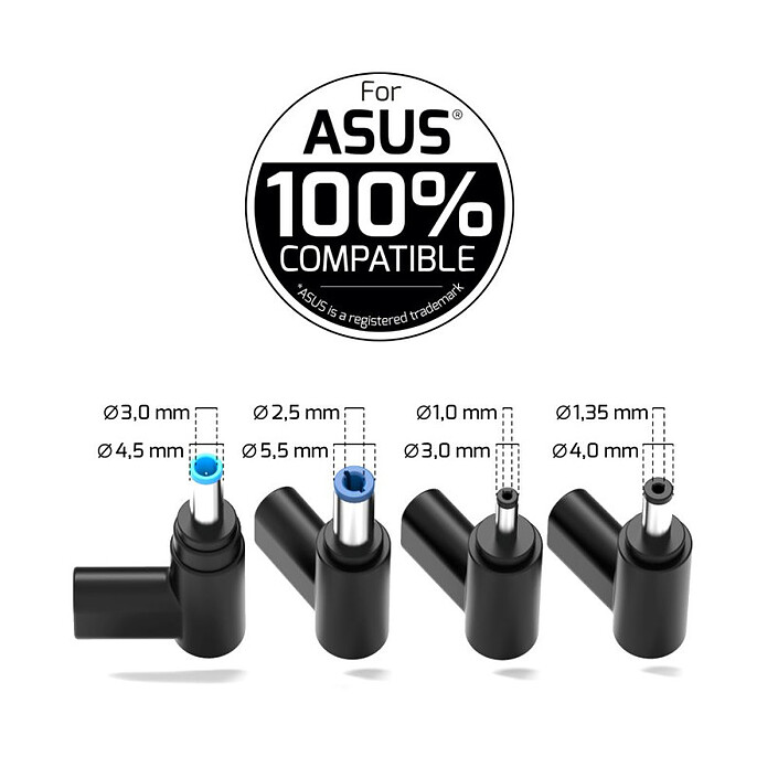 Avis PORT Connect Asus Power Supply GaN2 USB Type C (100W) 