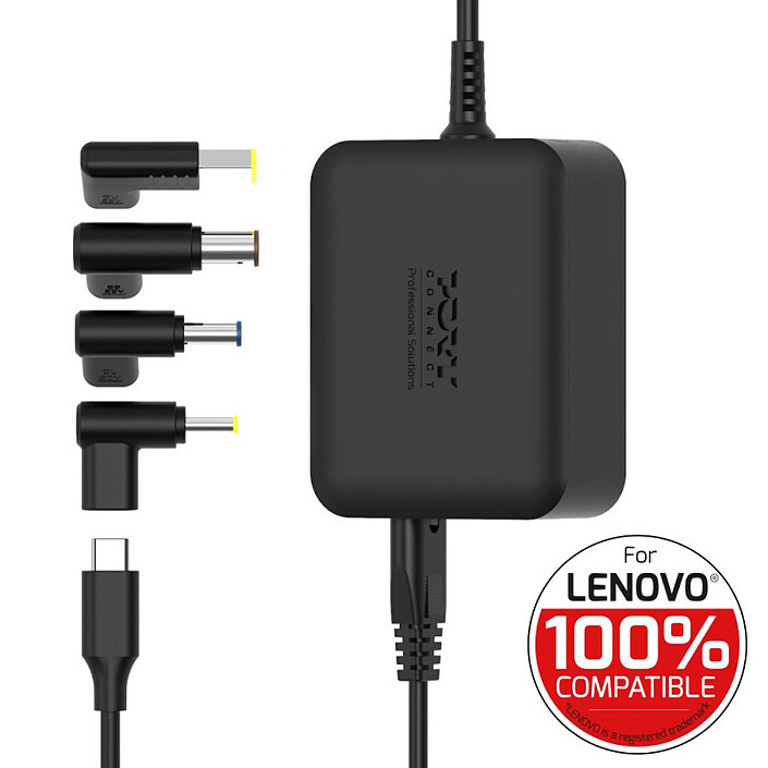 PORT Connect Lenovo Power Supply GaN2 USB Type C (100W)