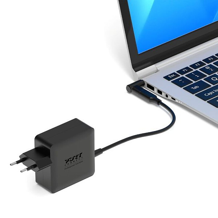 PORT Connect Alimentatore universale GaN2 USB Type C (65W) economico