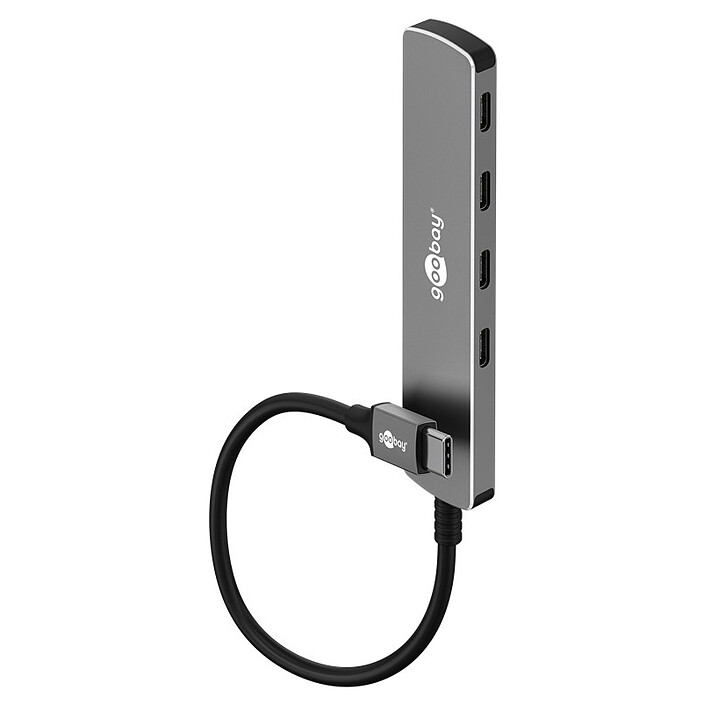 Goobay Hub Slim USB-C vers 4 ports USB-C 3.0