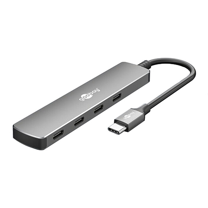 Avis Goobay Hub Slim USB-C vers 4 ports USB-C 3.0