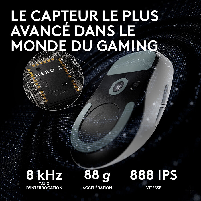 Acheter Logitech G Pro X Superlight 2c (Blanc)