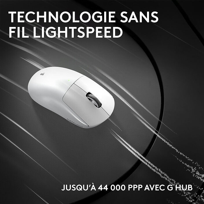 Logitech G Pro X Superlight 2c (Blanc) pas cher