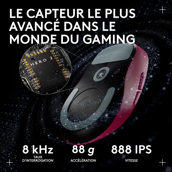 Acheter Logitech G Pro X Superlight 2c (Rose)