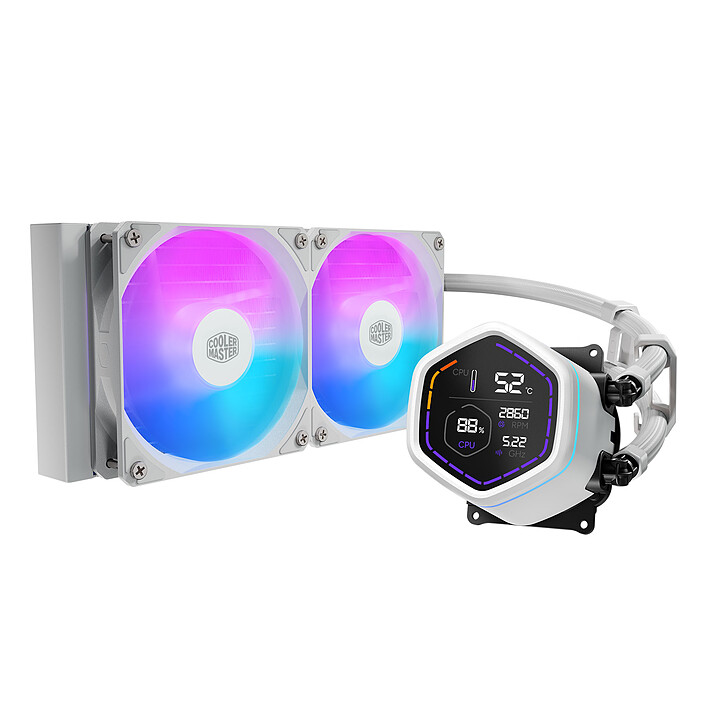 Cooler Master MasterLiquid Core Nex Digital 240 Blanco
