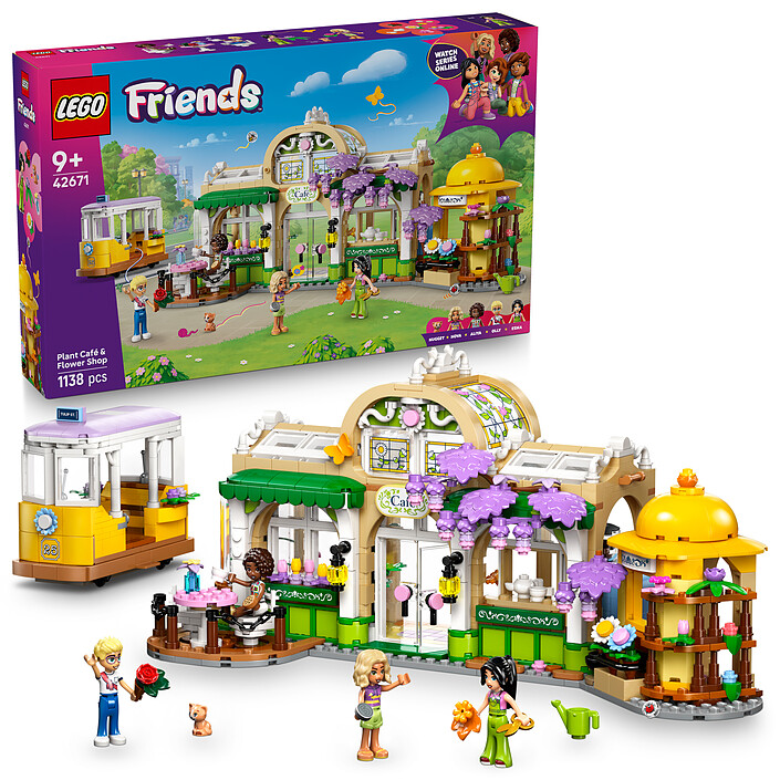 Avis LEGO Friends 42671 Café des Plantes et Kiosque à Fleurs