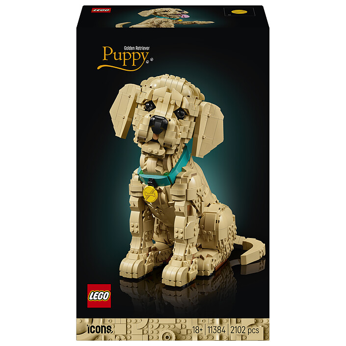 LEGO Icons 11384 Le Chiot Golden Retriever