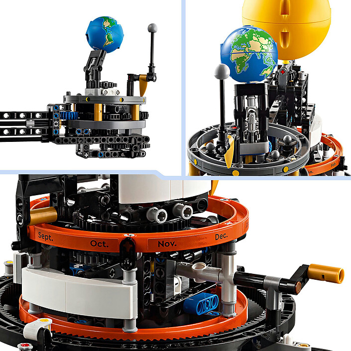 LEGO Technic 42179 La Planète Terre et la Lune en Orbite pas cher