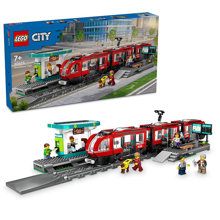 Opiniones sobre LEGO City 60423 El tranvía y la estación del centro de la ciudad