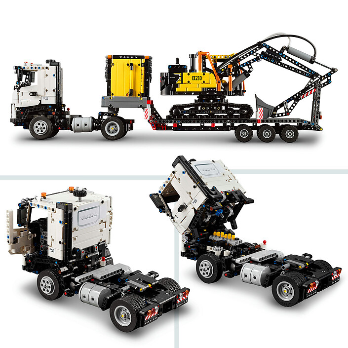LEGO Technic 42175 Camión Volvo FMX y excavadora eléctrica EC230 a bajo precio