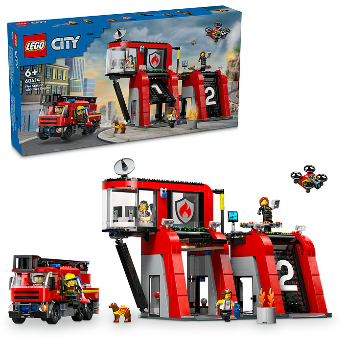 Opiniones sobre LEGO City 60414 El Parque de Bomberos y el Camión de Bomberos