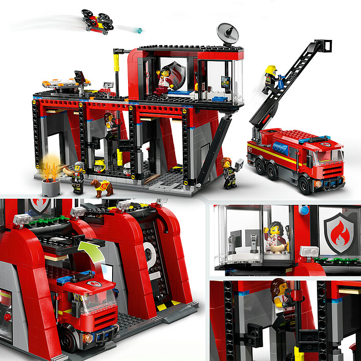 LEGO City 60414 El Parque de Bomberos y el Camión de Bomberos a bajo precio