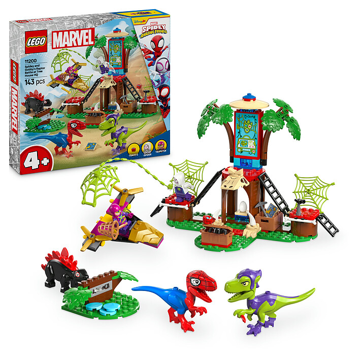 Avis LEGO Marvel 11200 Spidey contre le raptor de Gobby à la cabane dans l'arbre
