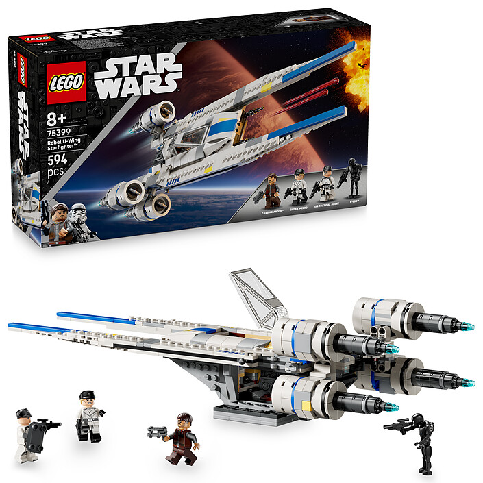 Avis LEGO Star Wars 75399 Andor Le Chasseur Stellaire U-Wing de l'Alliance Rebelle