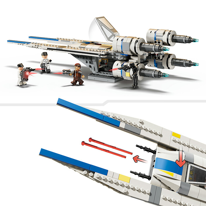 LEGO Star Wars 75399 Andor Le Chasseur Stellaire U-Wing de l'Alliance Rebelle pas cher