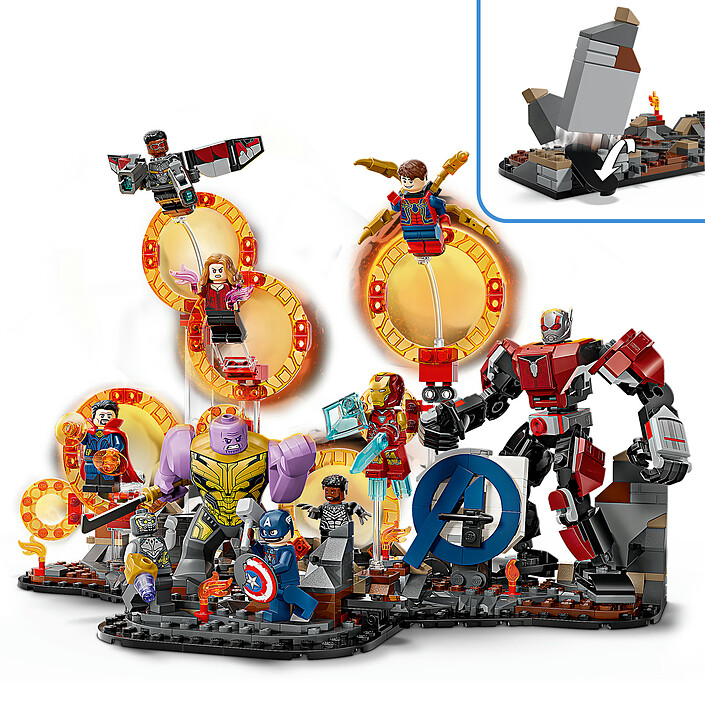 LEGO Marvel 76323 Combat final d'Avengers : Endgame pas cher