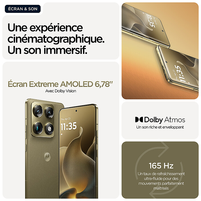 Motorola Moto Signature Vert Olive (16 Go / 512 Go) pas cher