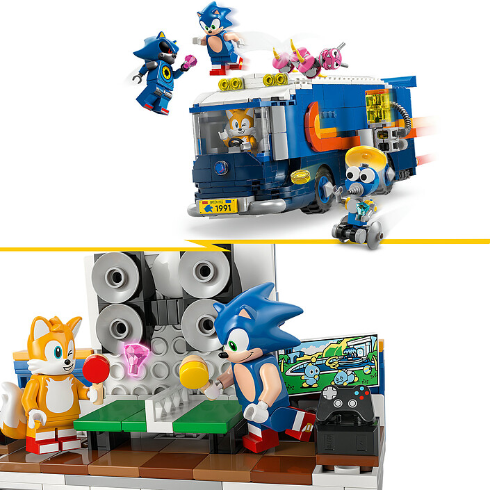 LEGO Sonic Le Hedgehog 77006 El Camión de Control del Equipo Sonic a bajo precio